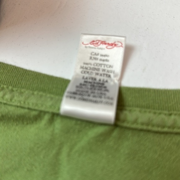 Authentic by Christian Audigier ED HARDY Tattoo love kills slowly Y2K crewneck - Picture 5 of 12